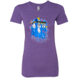 T-Shirts Purple Rush / S Tardisplash Women's Triblend T-Shirt