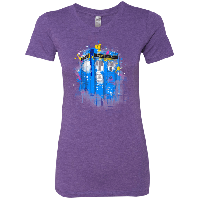 T-Shirts Purple Rush / S Tardisplash Women's Triblend T-Shirt