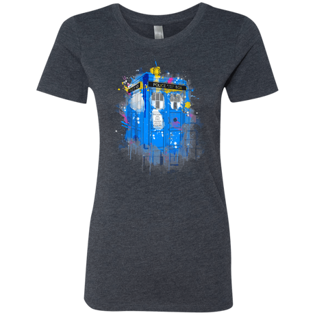 T-Shirts Vintage Navy / S Tardisplash Women's Triblend T-Shirt