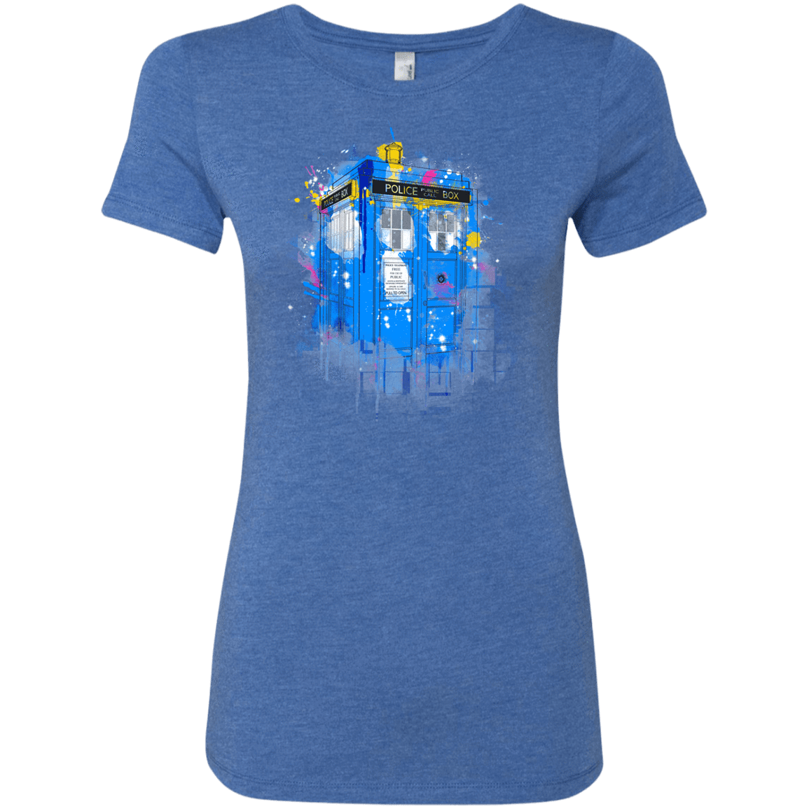 T-Shirts Vintage Royal / S Tardisplash Women's Triblend T-Shirt