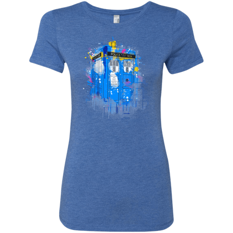 T-Shirts Vintage Royal / S Tardisplash Women's Triblend T-Shirt