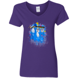 Tardisplash Women's V-Neck T-Shirt