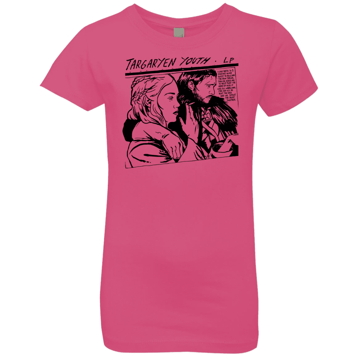 T-Shirts Hot Pink / YXS Targaryen Youth Girls Premium T-Shirt