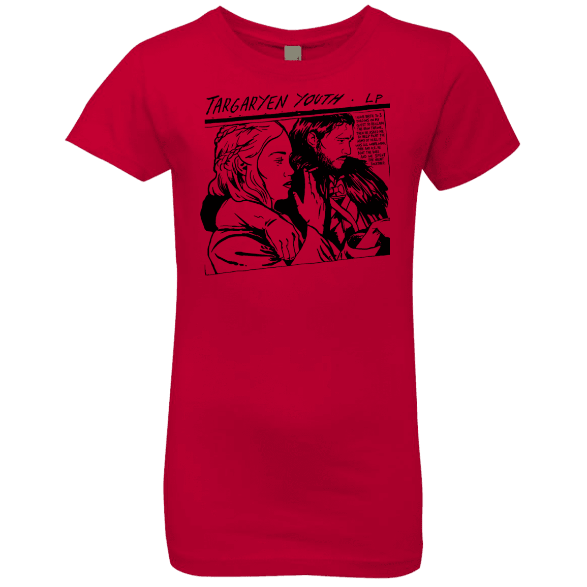 T-Shirts Red / YXS Targaryen Youth Girls Premium T-Shirt