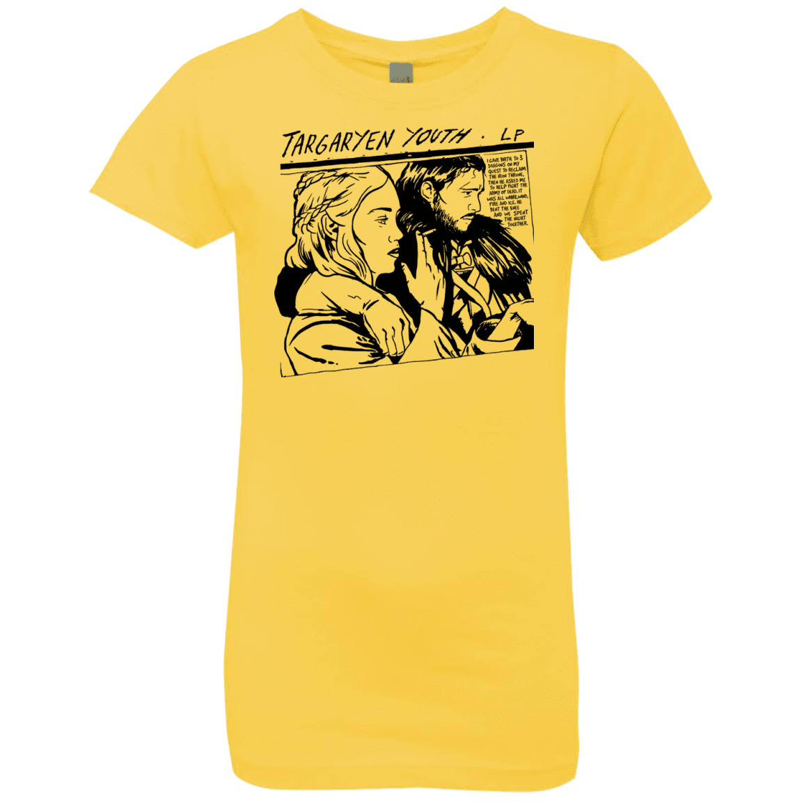 T-Shirts Vibrant Yellow / YXS Targaryen Youth Girls Premium T-Shirt