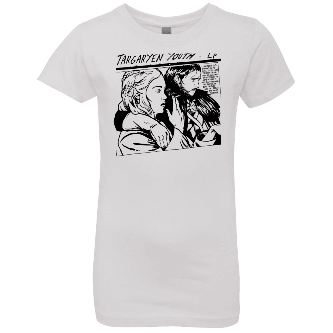 T-Shirts White / YXS Targaryen Youth Girls Premium T-Shirt