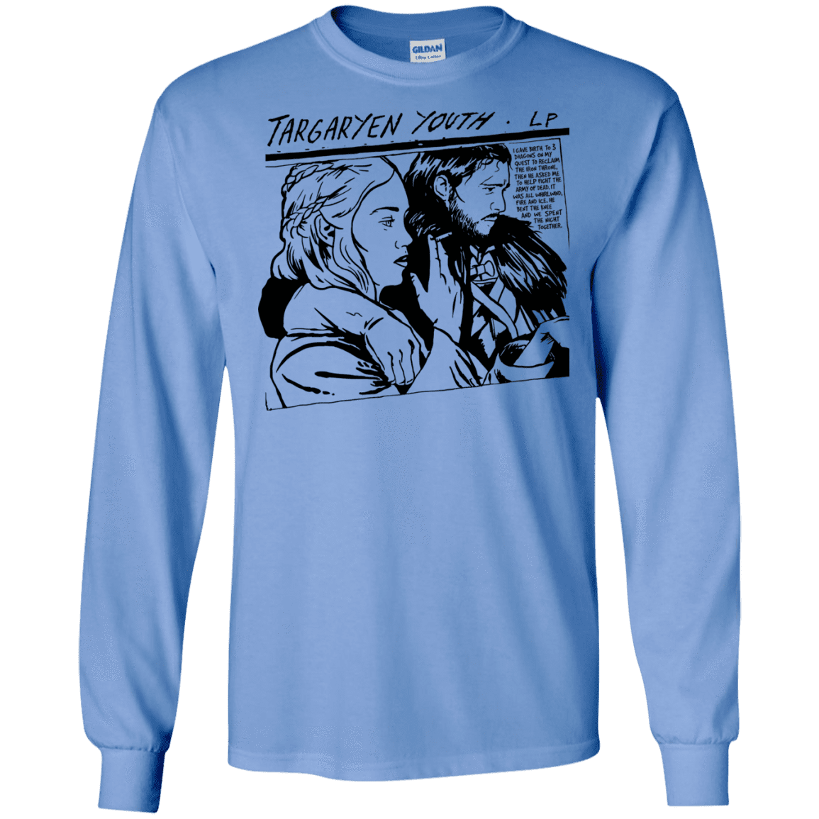 T-Shirts Carolina Blue / S Targaryen Youth Men's Long Sleeve T-Shirt