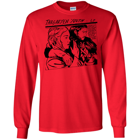 T-Shirts Red / S Targaryen Youth Men's Long Sleeve T-Shirt