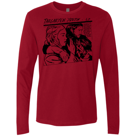 T-Shirts Cardinal / S Targaryen Youth Men's Premium Long Sleeve