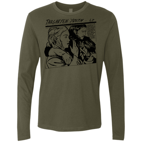 T-Shirts Military Green / S Targaryen Youth Men's Premium Long Sleeve