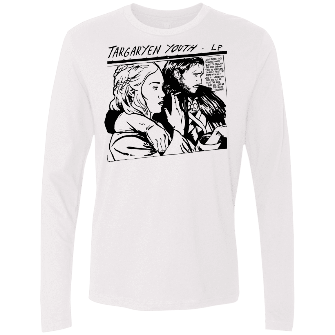 T-Shirts White / S Targaryen Youth Men's Premium Long Sleeve