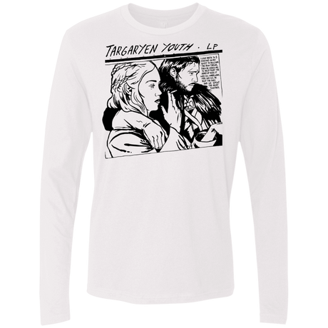 T-Shirts White / S Targaryen Youth Men's Premium Long Sleeve