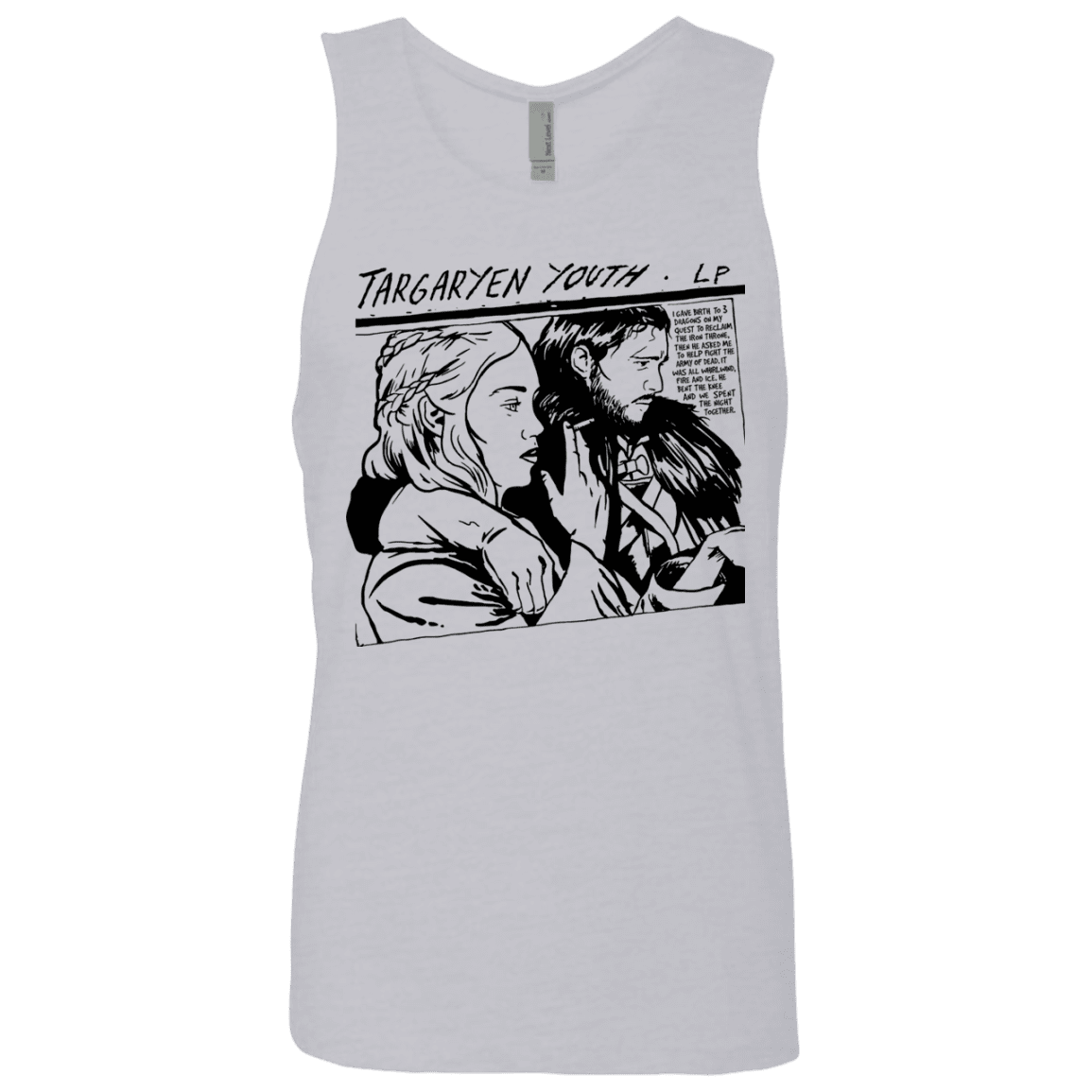 T-Shirts Heather Grey / S Targaryen Youth Men's Premium Tank Top