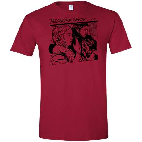 T-Shirts Cardinal Red / S Targaryen Youth Men's Semi-Fitted Softstyle