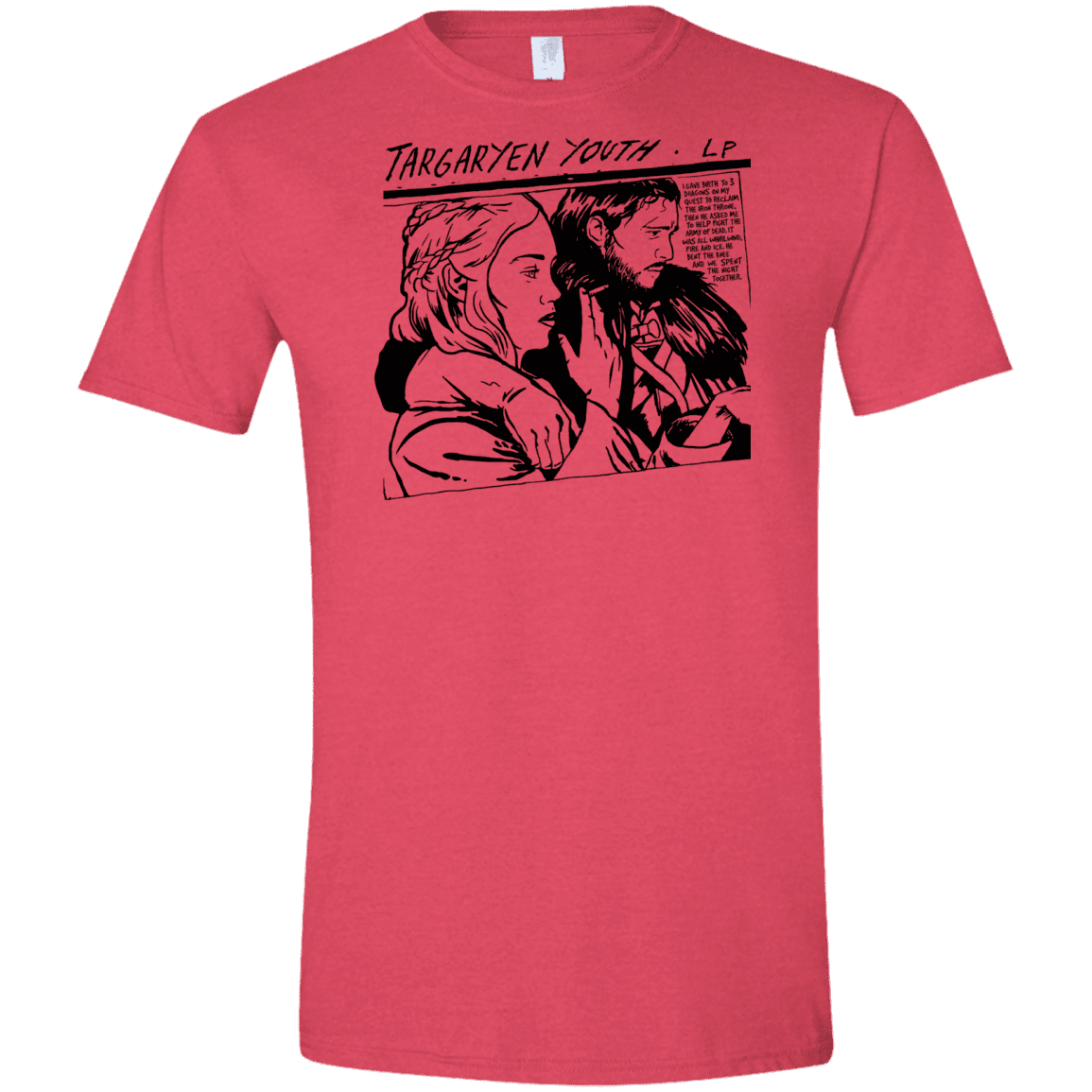 T-Shirts Heather Red / S Targaryen Youth Men's Semi-Fitted Softstyle