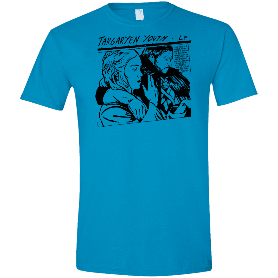 T-Shirts Sapphire / S Targaryen Youth Men's Semi-Fitted Softstyle