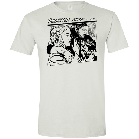 T-Shirts White / X-Small Targaryen Youth Men's Semi-Fitted Softstyle
