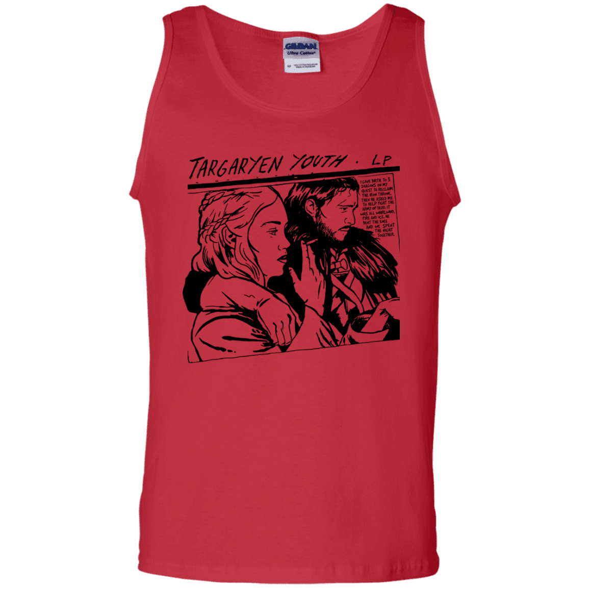 T-Shirts Red / S Targaryen Youth Men's Tank Top