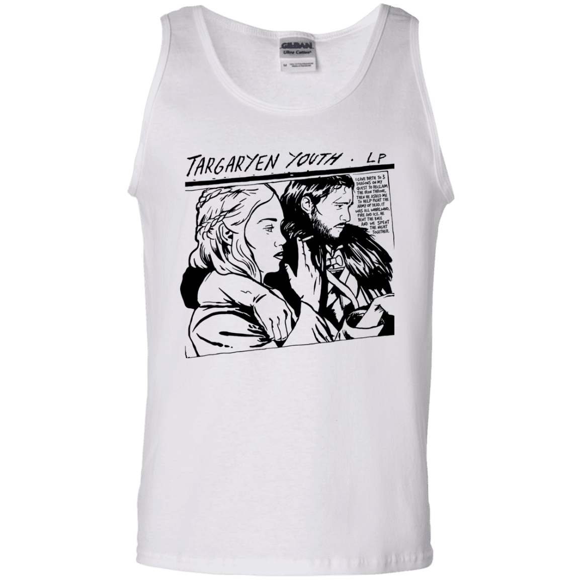 T-Shirts White / S Targaryen Youth Men's Tank Top
