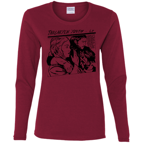 T-Shirts Cardinal / S Targaryen Youth Women's Long Sleeve T-Shirt