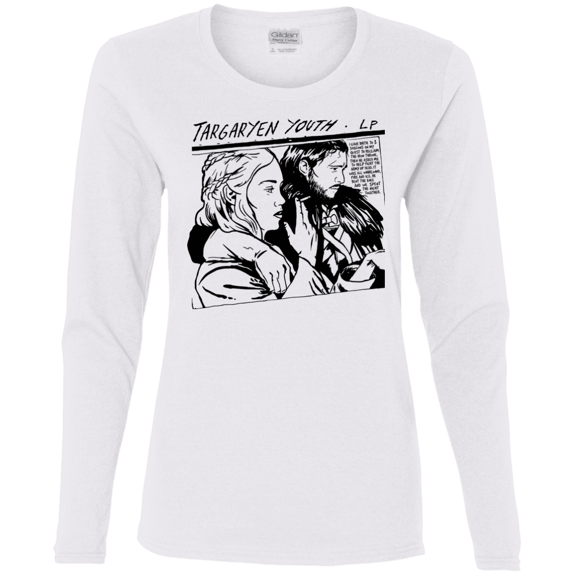 T-Shirts White / S Targaryen Youth Women's Long Sleeve T-Shirt