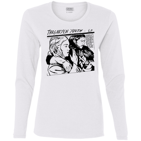T-Shirts White / S Targaryen Youth Women's Long Sleeve T-Shirt
