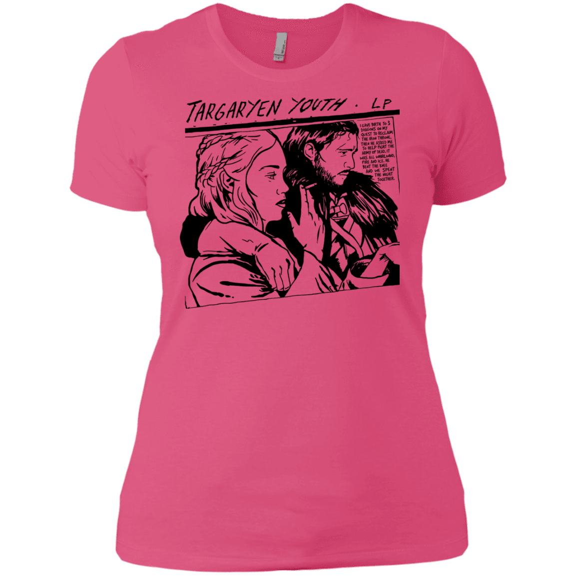 T-Shirts Hot Pink / X-Small Targaryen Youth Women's Premium T-Shirt