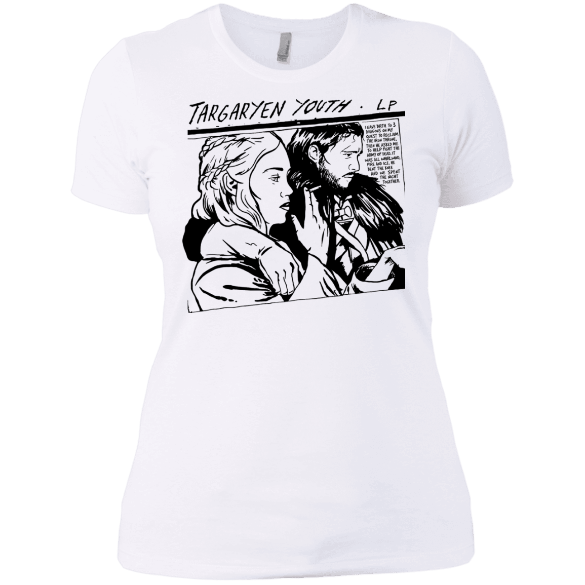 T-Shirts White / X-Small Targaryen Youth Women's Premium T-Shirt