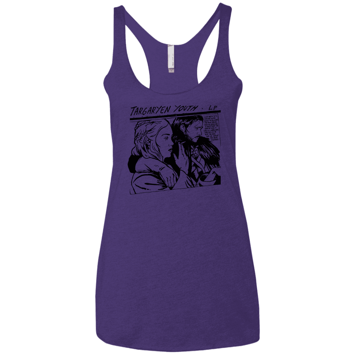 T-Shirts Purple Rush / X-Small Targaryen Youth Women's Triblend Racerback Tank