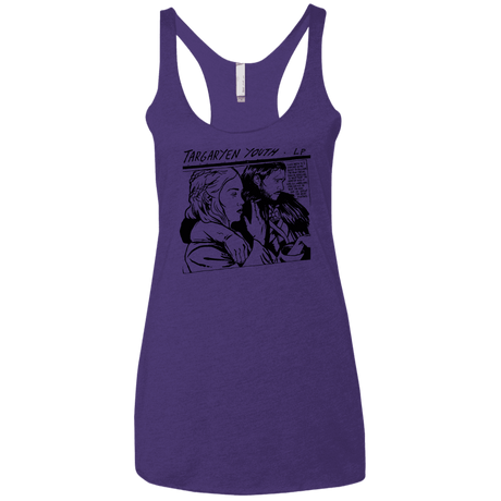 T-Shirts Purple Rush / X-Small Targaryen Youth Women's Triblend Racerback Tank