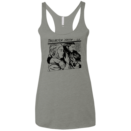 T-Shirts Venetian Grey / X-Small Targaryen Youth Women's Triblend Racerback Tank