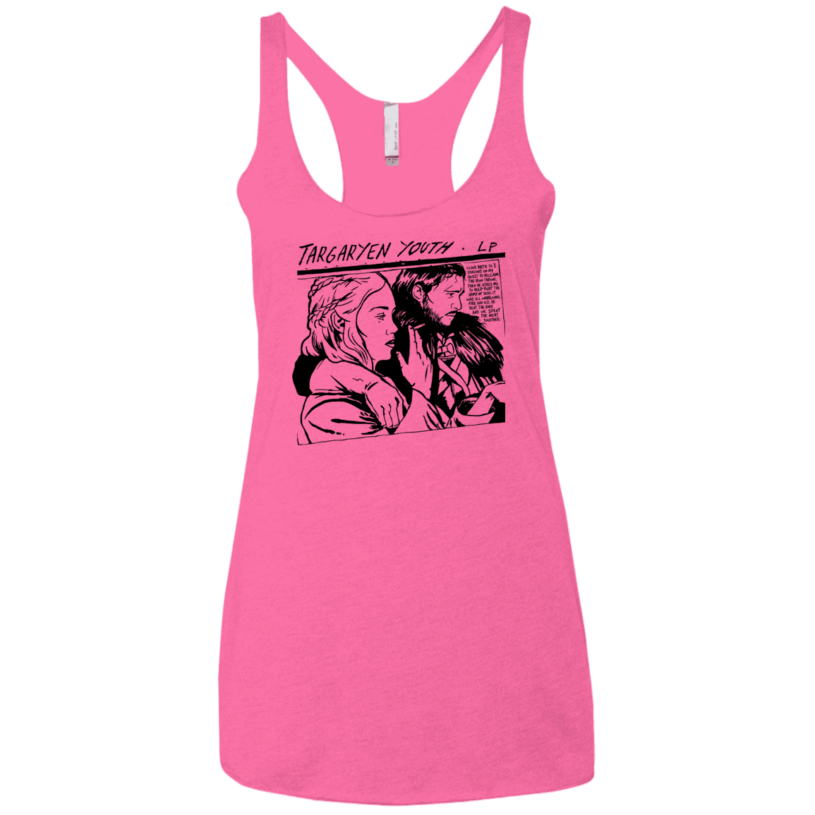 T-Shirts Vintage Pink / X-Small Targaryen Youth Women's Triblend Racerback Tank