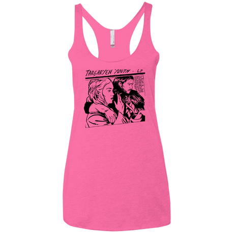 T-Shirts Vintage Pink / X-Small Targaryen Youth Women's Triblend Racerback Tank