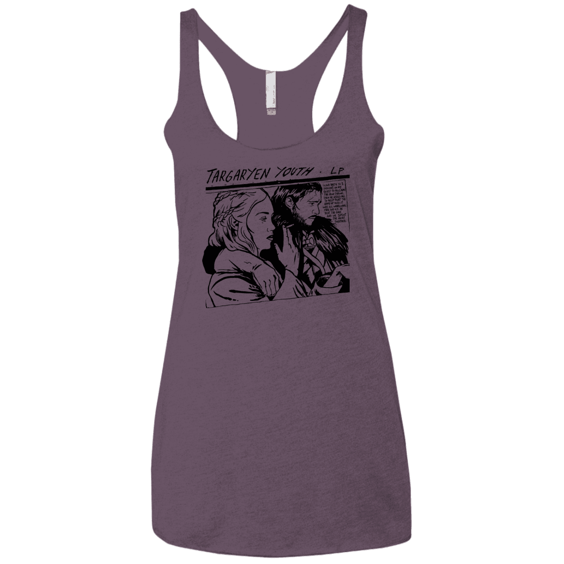T-Shirts Vintage Purple / X-Small Targaryen Youth Women's Triblend Racerback Tank