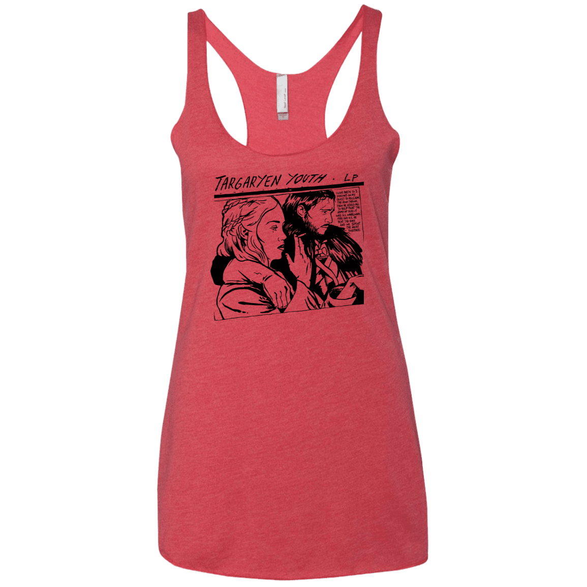 T-Shirts Vintage Red / X-Small Targaryen Youth Women's Triblend Racerback Tank
