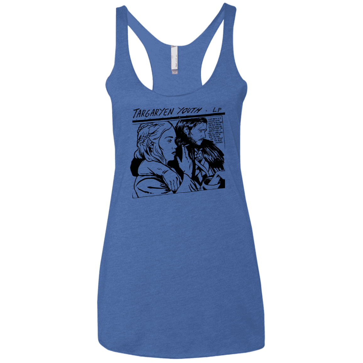T-Shirts Vintage Royal / X-Small Targaryen Youth Women's Triblend Racerback Tank