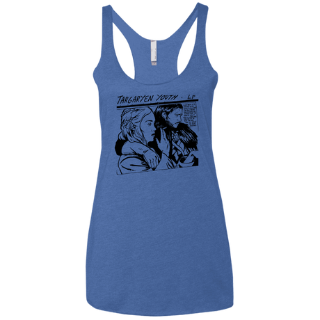 T-Shirts Vintage Royal / X-Small Targaryen Youth Women's Triblend Racerback Tank