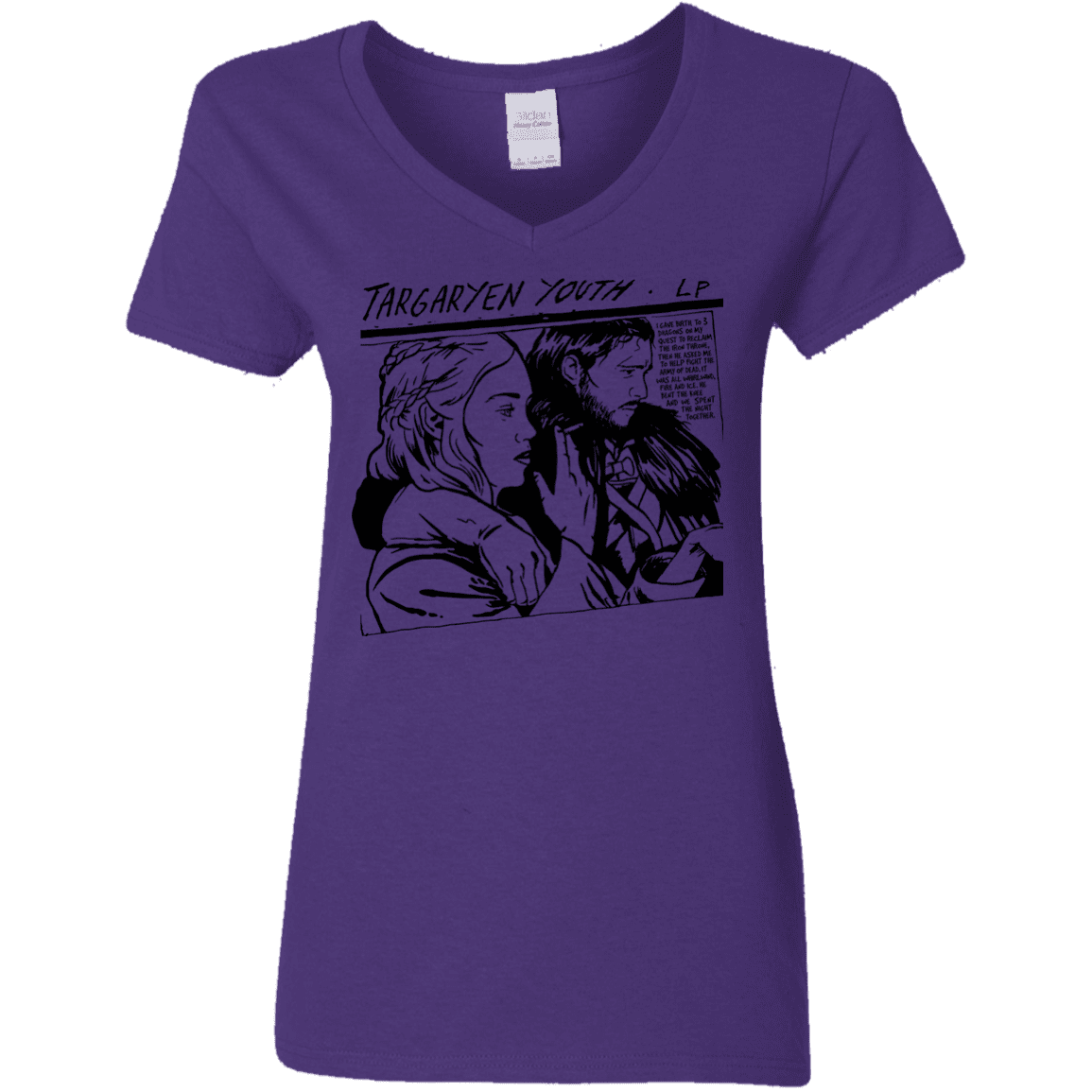 T-Shirts Purple / S Targaryen Youth Women's V-Neck T-Shirt