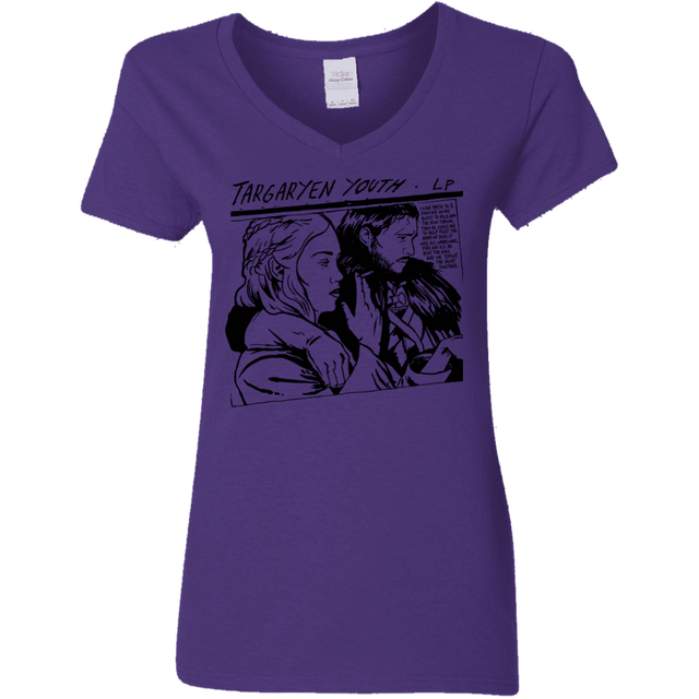 T-Shirts Purple / S Targaryen Youth Women's V-Neck T-Shirt