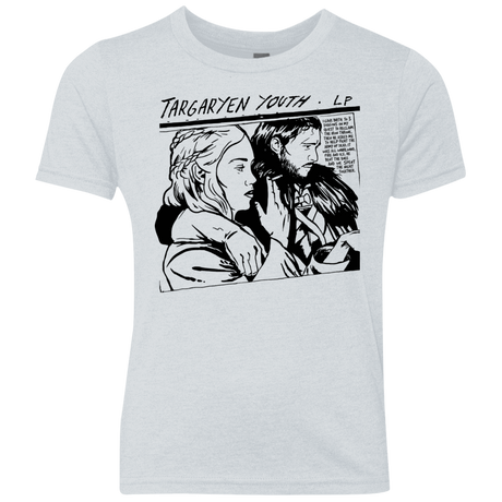 T-Shirts Heather White / YXS Targaryen Youth Youth Triblend T-Shirt