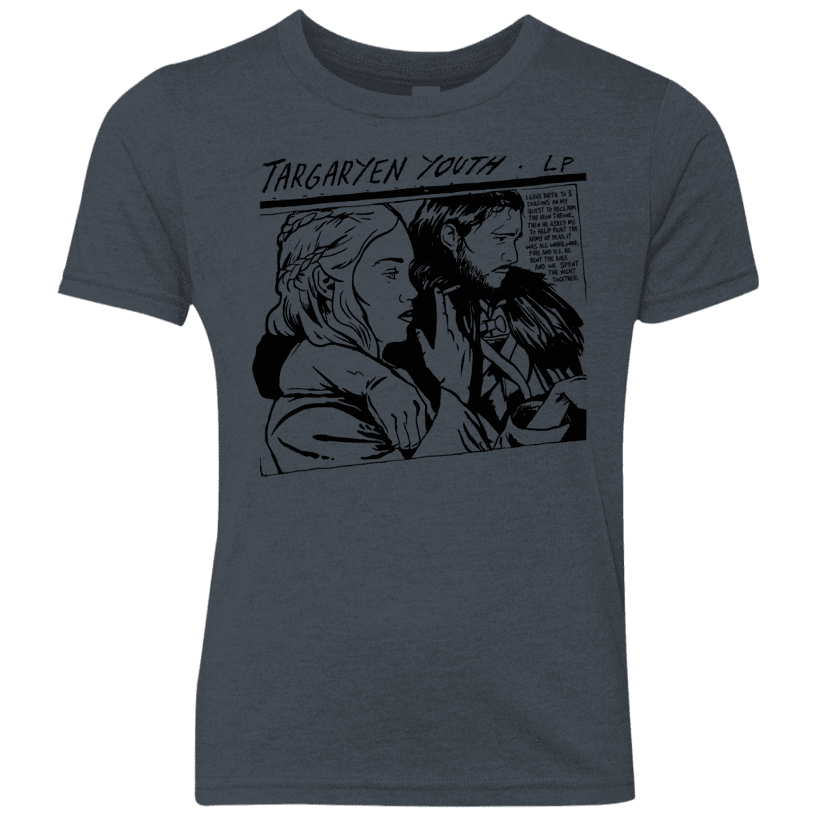 T-Shirts Vintage Navy / YXS Targaryen Youth Youth Triblend T-Shirt