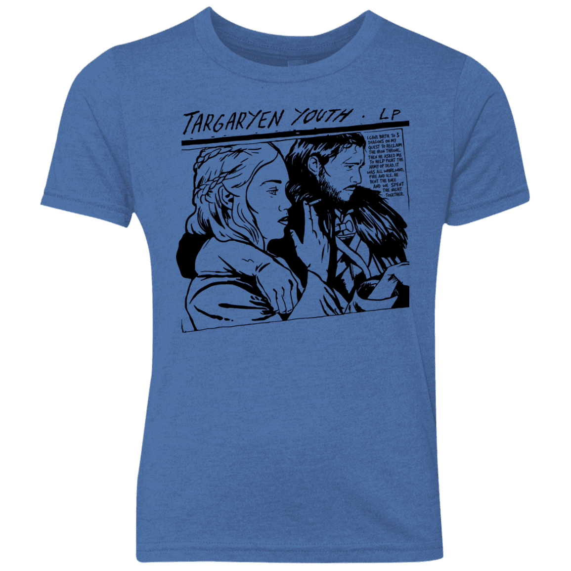 T-Shirts Vintage Royal / YXS Targaryen Youth Youth Triblend T-Shirt