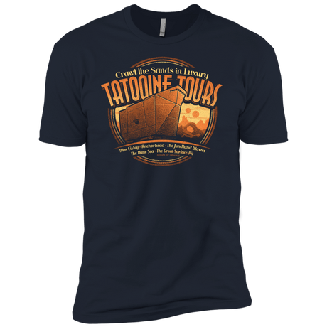 T-Shirts Midnight Navy / YXS Tatooine Tours Boys Premium T-Shirt