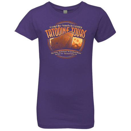 T-Shirts Purple Rush / YXS Tatooine Tours Girls Premium T-Shirt