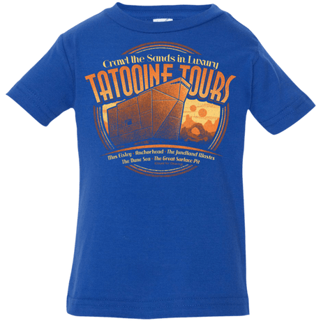 T-Shirts Royal / 6 Months Tatooine Tours Infant Premium T-Shirt