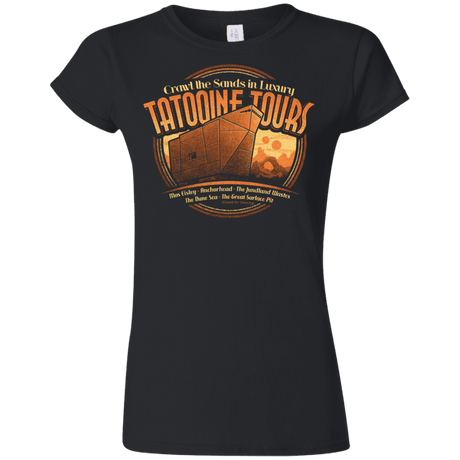 T-Shirts Black / S Tatooine Tours Junior Slimmer-Fit T-Shirt