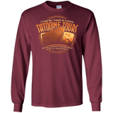 T-Shirts Maroon / S Tatooine Tours Men's Long Sleeve T-Shirt