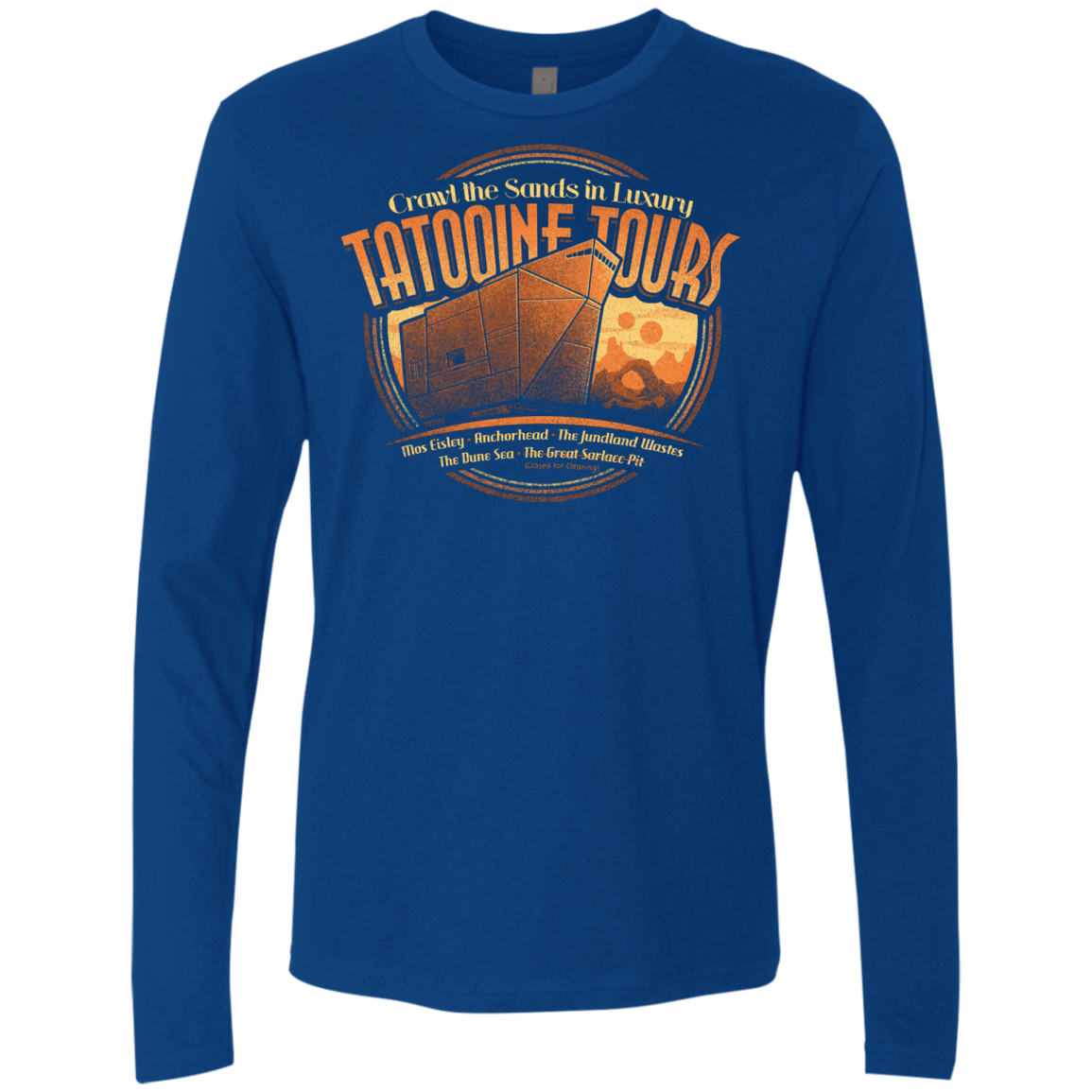 T-Shirts Royal / S Tatooine Tours Men's Premium Long Sleeve