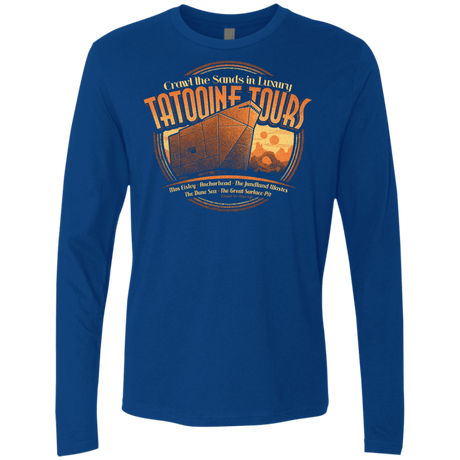 T-Shirts Royal / S Tatooine Tours Men's Premium Long Sleeve