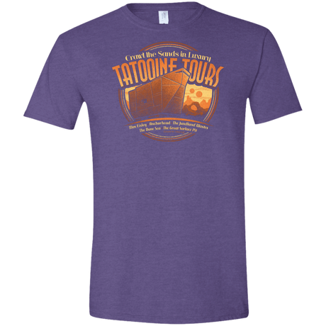 T-Shirts Heather Purple / S Tatooine Tours Men's Semi-Fitted Softstyle